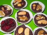 BOMBONES DE CHOCOLATE CON FRUTOS SECOS
